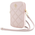 GUESS Kekott GUWBZPSQSSGP roosa/roosa Zip Tepitud 4G
