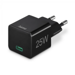 Hama mini 25W PD/QC 3.0 1x USB-C mustTranslation: mini 25W PD/QC 3.0 1x USB-C black