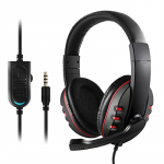 Kubite T997 mngupeakomplekt 40 mm draiverid 1,8 m kaabel 1x 3,5 mm audio-/mikrofonipistik + kaugjuhtimispult, punane