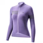 Rockbros YPW065 TVI Women's Long Sleeve Cycling Jersey Fall/Winter M - Purple