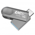 Emtec D280 kahekordse USB-ga vlkmluseade 128 GB USB Type-A / USB Type-C 3.2 Gen 1 (3.1 Gen 1) Hbe