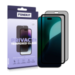 FoneKit Privacy+ Full Cover kaitseklaas, iPhone 18 Pro Max (6438148069179)
