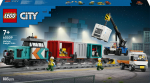 Lego City Trains 60509 - Harbor Freight Train with Crane and Truck