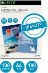 LEITZ iLAM A4 lamineeritud tasku, likiv pind, 100 mikrofoni, 100 tk (33826)