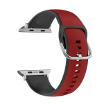 Beline Apple Watch rihm Silico Leather 42/44/45/49mm punane-must /punamust karp