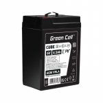 GREEN CELL Akku AGM VRLA 6V 4,5Ah IP54