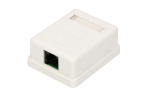 Extralink | Seinale paigaldatav pistikupesa | 1x RJ45 KAT5E UTP