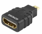 Deltaco HDMI - micro HDMI adapter musta