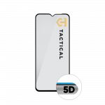 Tactical Klaasist kaitsekile 5D Samsung Galaxy A22 5G jaoks / must
