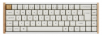 Keychron K6 HE SE 65% mnguphimata, valge/puit (K6H-Q1-BO)