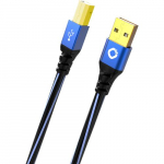 OEHLBACH USB Plus B USB kaabel USB 2.0 10 m USB A USB B Must, Sinine