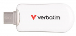 Verbatim Plectra USB-C Flash Drive Valge 128GB
