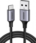 UGREEN 60125 USB-kaabel USB 2.0 0,5 m USB A USB C 480 Gbit/s mustane