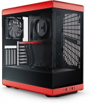 Hyte Y40 punane ATX-kotelo ikkunaga, musta/punane (CS--Y40-PR)