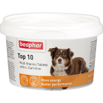 Vitamiiniga toidetud toit: Beaphar Top 10, 180 tk.