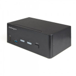 StarTech.com 2-pordne HDMI KVM-vahetaja - 4K 60Hz Ultra HD HDR - 4K HDMI 2.0 KVM-vahetaja arvutiga 2-pordne USB 3.0 hub (5Gbps) AND 4x USB 2.0 HID, Audio - Kuumrgistusvahetaja - TAA