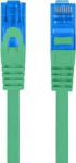 LANBERG Patchcord S/FTP Cat.6A LSZH CCA 5m roheline