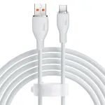 Baseus Pudding andandmete edastamise ja laadimise kaabel | USB-A to USB-C | 100W | 1,2 m | valge