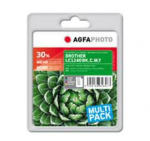 AgfaPhoto Ink, rpl LC-1240 Value-Pack BK,C,M,Y, Pages 3166, 46ml