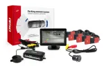 Amio Parkimishjulme ssteem TFT01 4,3" koos HD-307-IR 4 sensoriga, must, sisejuhtimisega