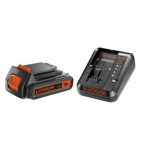 Black+Decker 1A Ladegert + 1.5Ah Li-Ion Akku (schwarz)