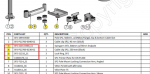 Ergonomic Solutions KIT: Swingarm AP2,Cable Clip SP2, Lock Ring SP"", SP1