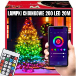 Extralink Julukuuse lambukeer 20 LED multivrviline nutikas WIFI-pult 20m
