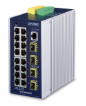 Planet IP30 Industrial 16* 10/100/100 4 100/1000F SFP Full Managed