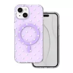 TFO Bubble Dots Mag -kinnitusiga mbris iPhone 15 (6,1") jaoks, lilla