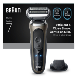 BRAUN Seeria 7, 72-C1200S Wet AND Dry habemeajaja partratrimmerilisosalla (8700216645300)