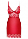 Obsessive Lovitsa Chemise Red Elastane, Polamid