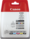 CANON PGI-580/CLI-581 tindikassettpakett, 5 vrvi (2078C007)