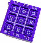 LEAN Toys Tic Tac Toe Game 4.5 cm Purple