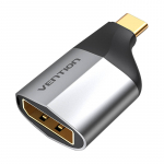 Vention USB-C isane ja DisplayPort emane adapter TCCH0 4K 60Hz (must)