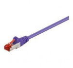 MicroConnect F/UTP CAT6 0.5m Purple PVC Outer Shield : Foil screening