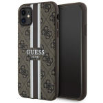 GUESS GUHMN61P4RPSW iPhone 11 / Xr brzowy/pruun hardcase 4G trkitud triibud MagSafe