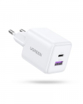 UGREEN 65015 mobiilseadme laadija Krvaklapid, Mobiiltelefon, Vrikord, Tablet, Telefon Valge AC Kiirlaadimine Siseruumi