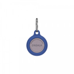 ONSALA Airtag Holder Silicone Blue with Keyring