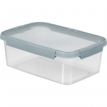 Curver Smart fresh eco line Rectangular food container Transparent/grey blue 5L