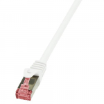 Logilink Patchkabel CAT6 S/FTP AWG27 PIMF 0,50m valge