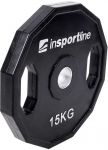 Insportline Rubber Coated Olympic Weight Plate Ruberton 15kg 50mm