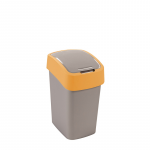 Waste bucket Flip Bin 25L silver|yellow