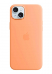 APPLE Silikoonist mbris MagSafe Sorbet Orange, iPhone 15 Plus'ile, MT173ZM/A