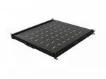 LANBERG 19" prandakinnitus 1U, 445x500mm, maks. 35kg, vljatmmatav, must