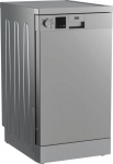 BEKO Free standing Dishwasher DVS05024S, A++, 45 cm, 5 programs, Silver