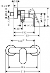 Hansgrohe Rebris S Matt Black 72640670