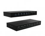 i-tec USB-C KVM Dock PRO kolmest seadmemest, kahe video, 2x vimsusantud 92W, dokumendikohalitsus