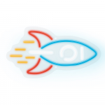 Neon PLEXI LED ROCKET multicolor NNE18 Neolia