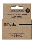 Actis KH-364PBKR ink (replacement for HP 364XL CB322EE; Standard; 12 ml; black photo)