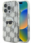Karl Lagerfeld IML Karl kullatud tagakaas Apple iPhone 16 Pro jaoks
